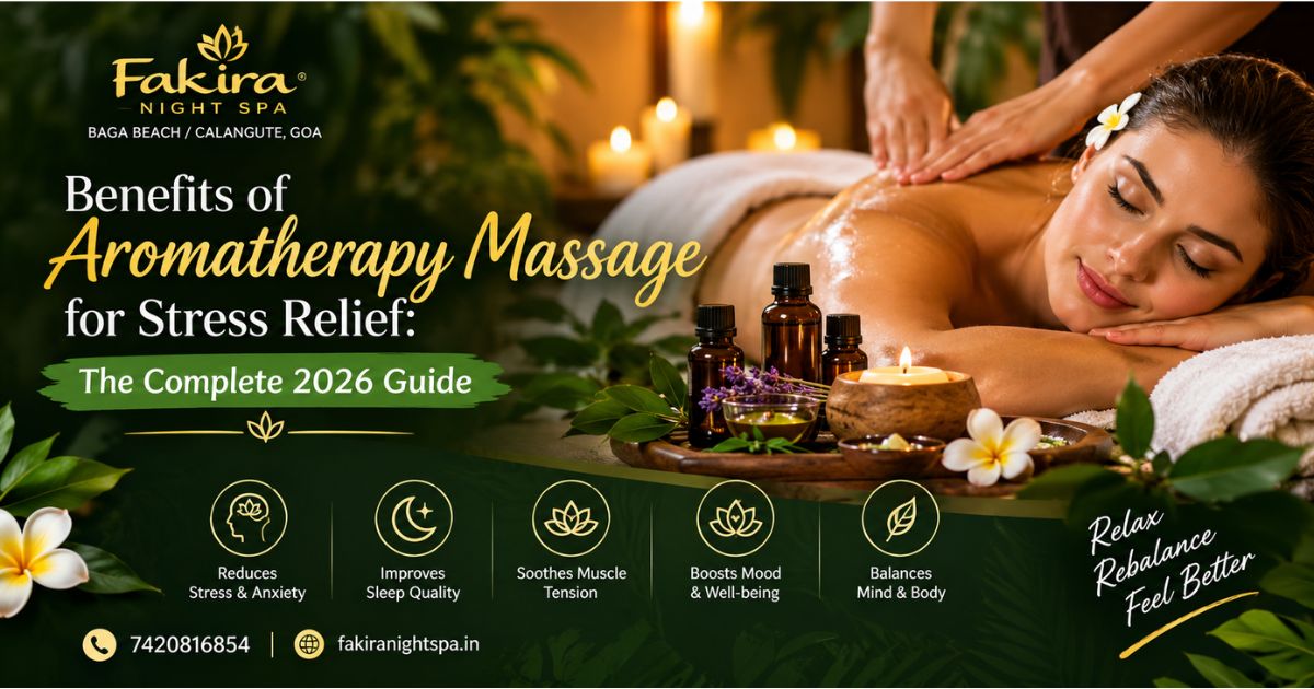 Read more about the article Benefits of Aromatherapy Massage for Stress Relief: The Complete 2026 Guide